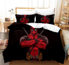 Cartoon Deadpool Duvet Cover