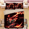 Duvet Cover Demon Slayer Tanjiro Flames