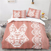 White Lace Duvet Cover