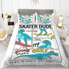 Cartoon Dinosaurs Duvet Cover