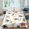 Dinosaurs In The Cacti Duvet Cover