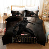 Duvet Cover Disney Marvel Black Panther Black