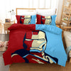 Disney Marvel Iron Man Red And Blue Duvet Cover