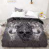 Gray Wolf Double Duvet Cover