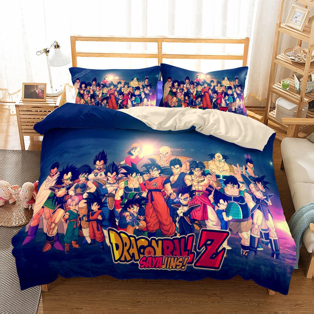 Duvet Cover Dragon Ball Sayajins