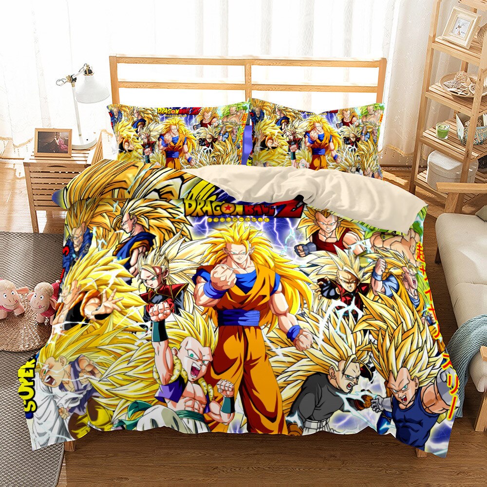 Duvet Cover Dragon Ball Super Saiyan