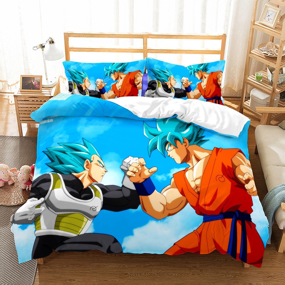 Duvet Cover Dragon Ball Vegeta Vs San Goku