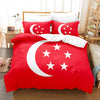 Singapore Flag Duvet Cover