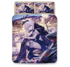 Manga Woman Duvet Cover