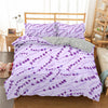 Purple Floral Duvet Cover