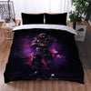 Fortnite Purple Glow Duvet Cover