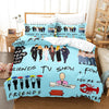 Duvet Cover Friends Blue