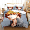 Bleach Ichigo Gray Duvet Cover