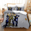 JoJo's Bizarre Adventure Gray Duvet Cover