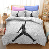 Michael Jordan Gray Duvet Cover