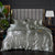 Satin Gray Duvet Cover