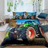 Big Green Tractor Duvet Cover