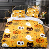 Halloween Orange Child Duvet Cover