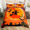 Orange Halloween Duvet Cover