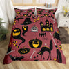 Reddish Halloween Duvet Cover