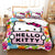 Duvet Cover Hello Kitty Multicolored