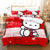 Duvet Cover Hello Kitty Pink And Red