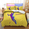 Basketball Yellow Duvet Cover