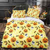 Halloween Yellow Duvet Cover