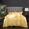 Satin Yellow Duvet Cover