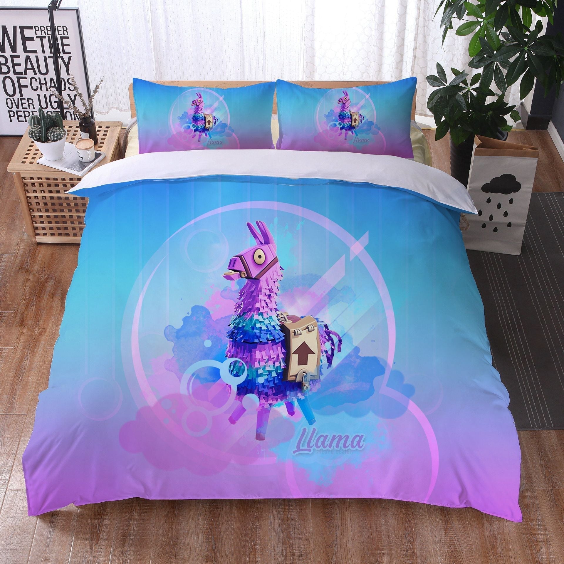 Fortnite Llama Duvet Cover