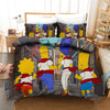 Duvet Cover The Simpsons Scarf Red