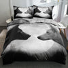 Duvet Cover Wolves In Front Of The Moon