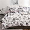 White And Black Marble Duvet Cover