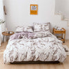 Purple Marble Duvet Cover