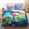 Mario And Yoshi Duvet Cover