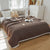 Brown Cotton Gauze Duvet Cover