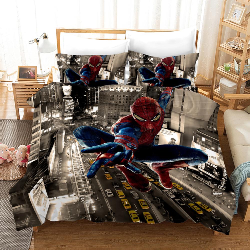 Marvel Spider New York Duvet Cover