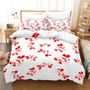 White and Red Mickey Mouse Duvet Cover