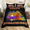 Halloween Party Multicolored Duvet Cover