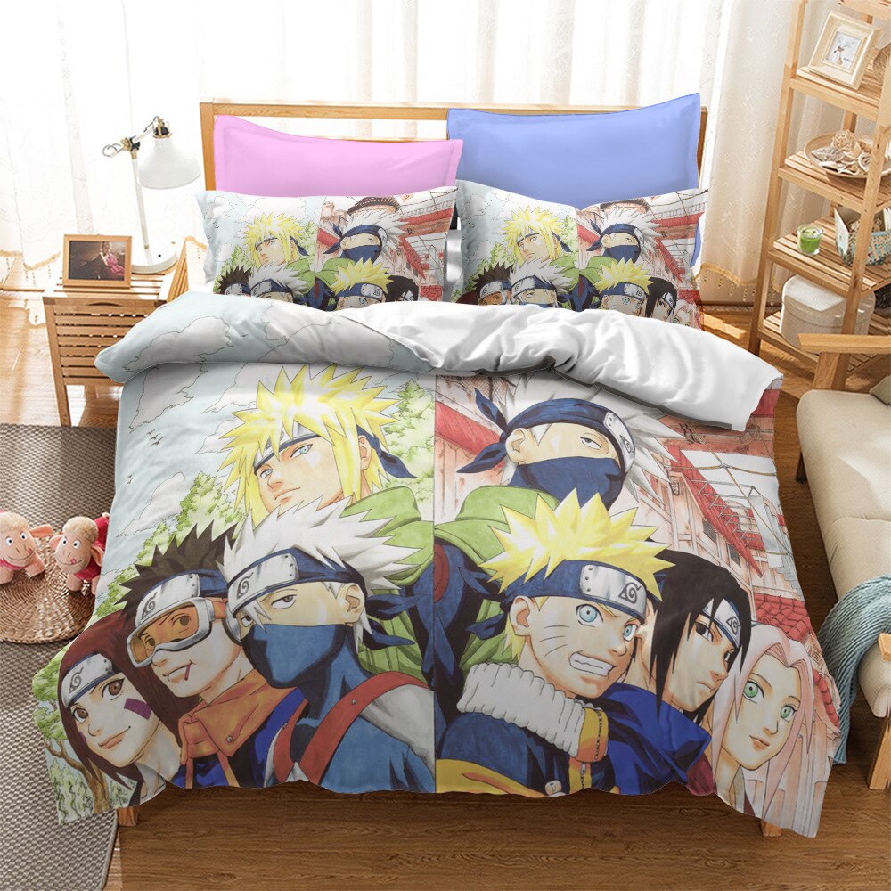 Naruto Teams Duvet Cover