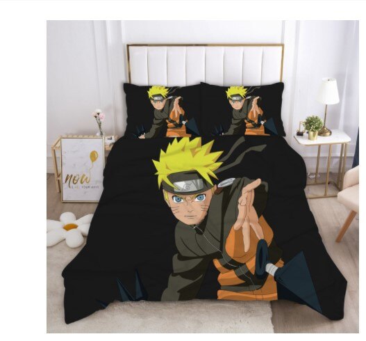 Black Naruto Duvet Cover