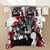 Red, White And Black Naruto Duvet Cover