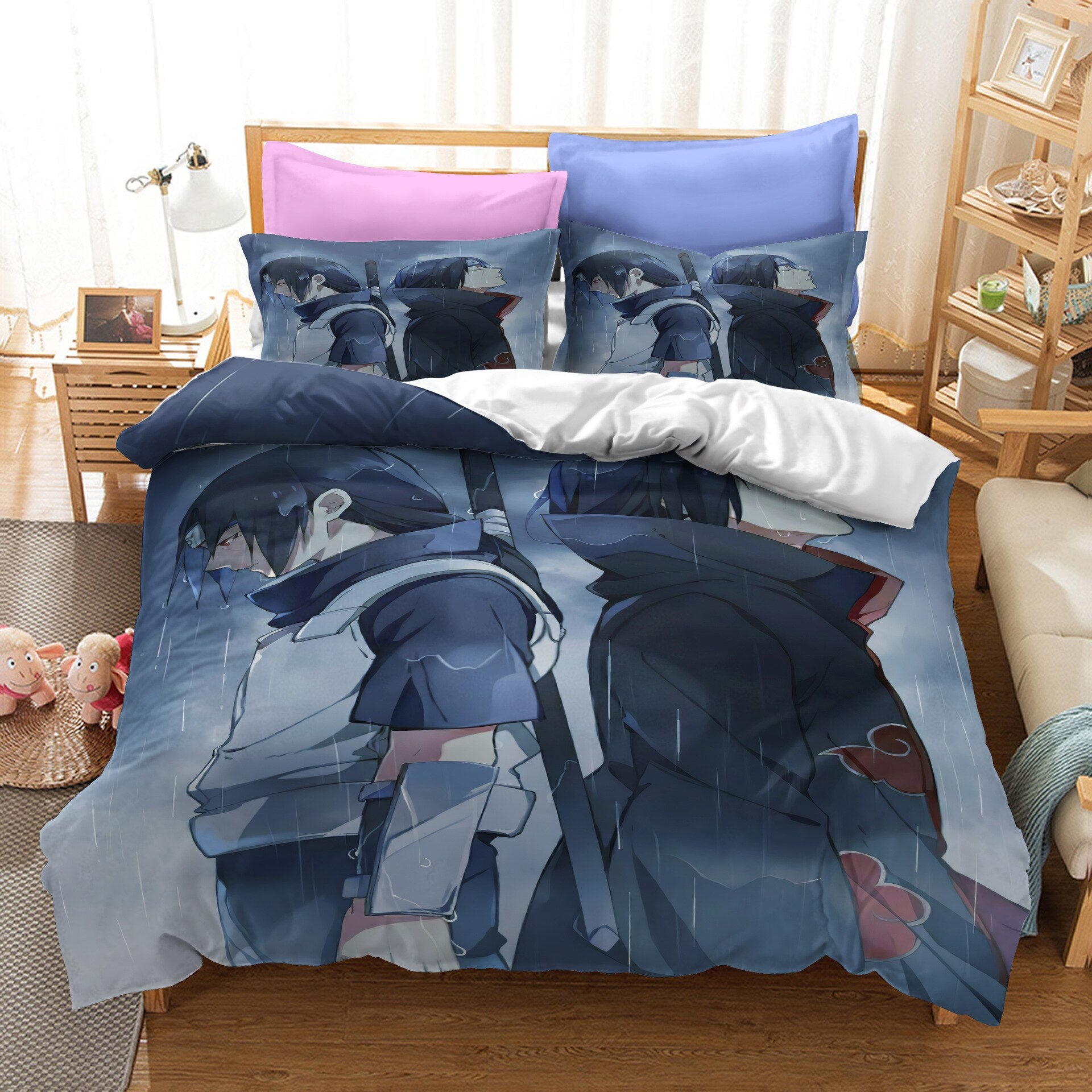 Naruto Sasuke and Itachi Duvet Cover