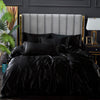 Satin Black Duvet Cover