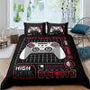 Gaming Black Duvet Cover