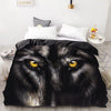 Black Wolf Duvet Cover