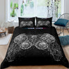 Connected Stars Controller Black Duvet Cover