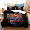 Mario Black Duvet Cover