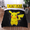 Pokémon Pikachu Black Duvet Cover