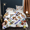 Duvet Cover One Piece White Characters